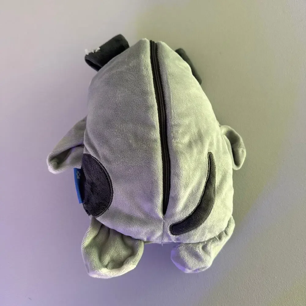 Cubcoats Grey Puppy 2-in-1 Transforming‎ Hoodie Jacket Plush Toy Size 3T